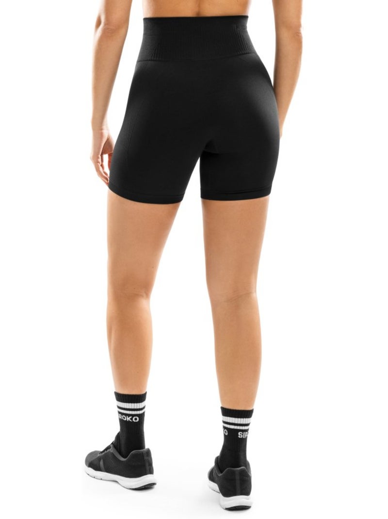 Pantaloncini da allenamento senza cuciture da donna fitness donna persist Nero - Kiabi
