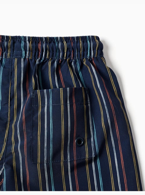 Pantaloncini da bagno a righe con coulissee - Kiabi