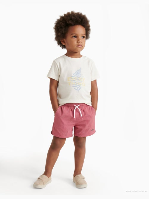 Pantaloncini da bagno con coulisse e tasca - Kiabi