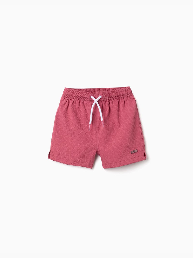 Pantaloncini da bagno con coulisse e tasca Rosa scuro - Kiabi