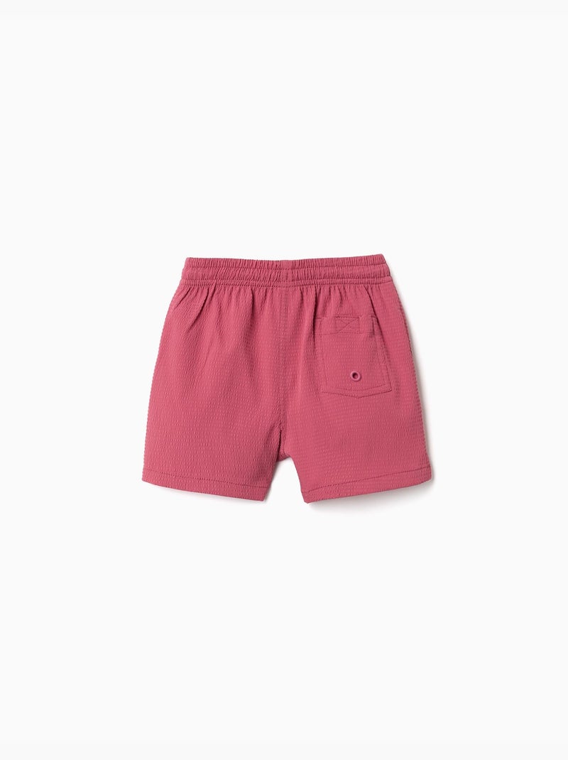 Pantaloncini da bagno con coulisse e tasca Rosa scuro - Kiabi