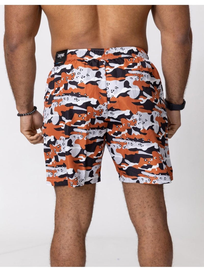 Pantaloncini da bagno Kebello Arancione - Kiabi