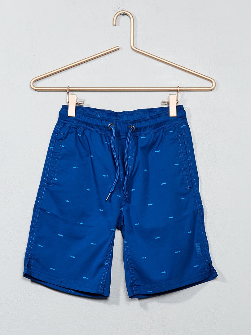 Pantaloncini da bagno stampati stampato blu - Kiabi