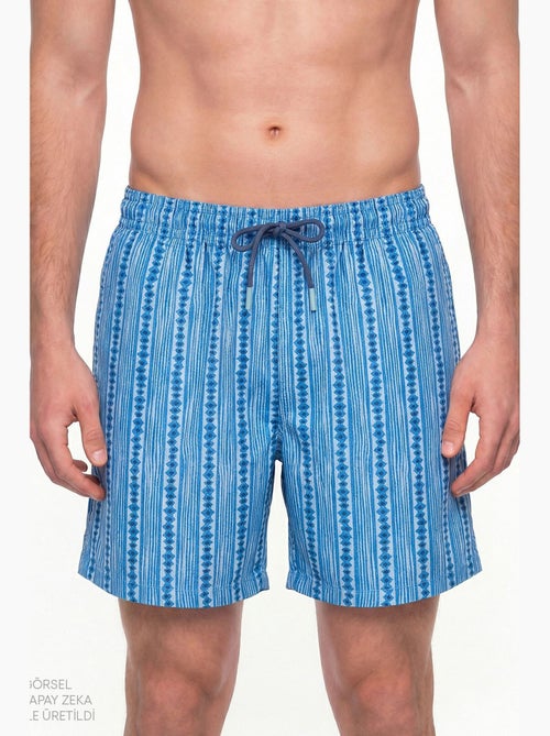 Pantaloncini da bagno surf uomo penti - Kiabi