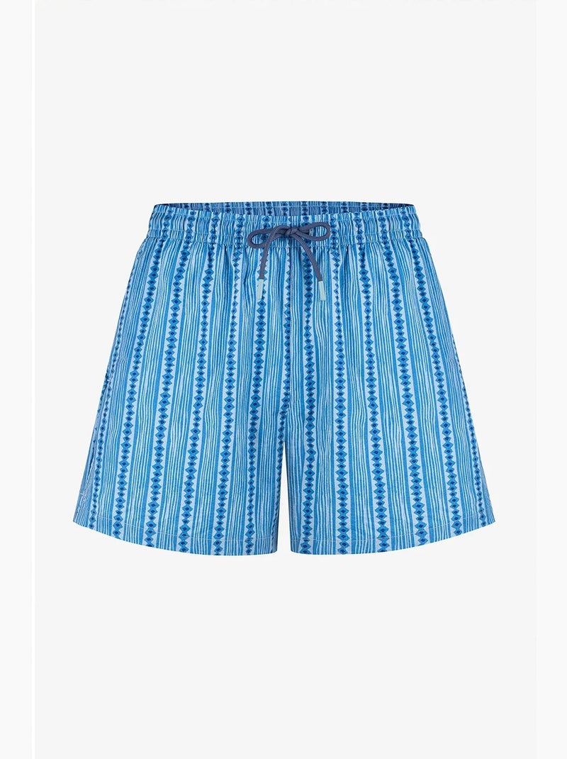 Pantaloncini da bagno surf uomo penti Blu - Kiabi