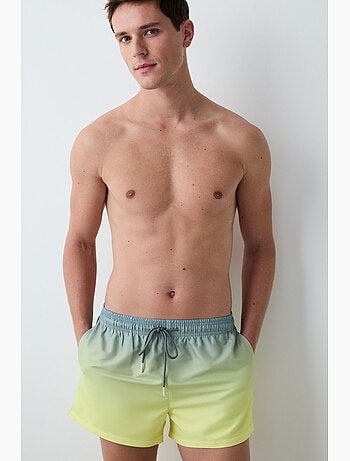 Pantaloncini da bagno uomo a righe sfumate penti