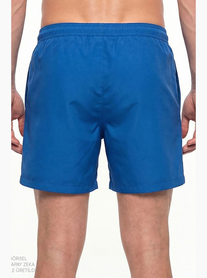Pantaloncini da bagno uomo con stampa tennis club slogan penti Blu cobalto - Kiabi