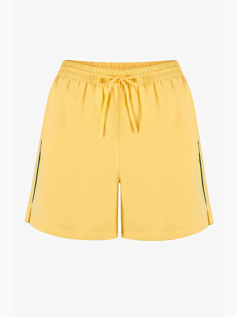 Pantaloncini da bagno uomo opposite line penti Giallo limone - Kiabi