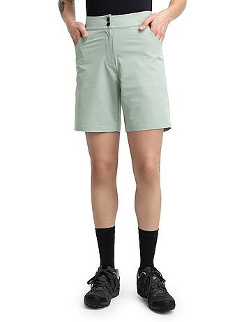 Pantaloncini da bikepacking da donna ciclismo donna turf gray