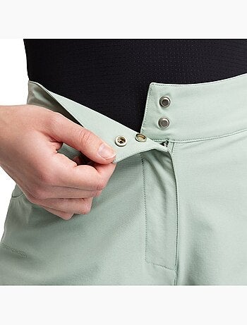 Pantaloncini da bikepacking da donna ciclismo donna turf gray