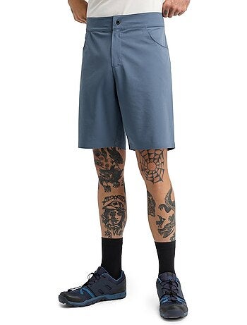 Pantaloncini da bikepacking da uomo ciclismo uomo daytrip indigo