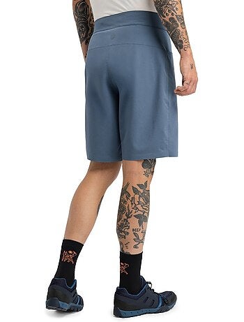 Pantaloncini da bikepacking da uomo ciclismo uomo daytrip indigo