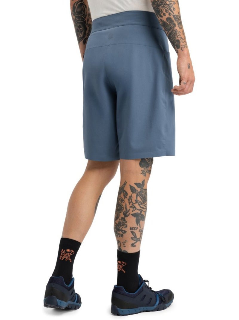 Pantaloncini da bikepacking da uomo ciclismo uomo daytrip indigo Blu - Kiabi