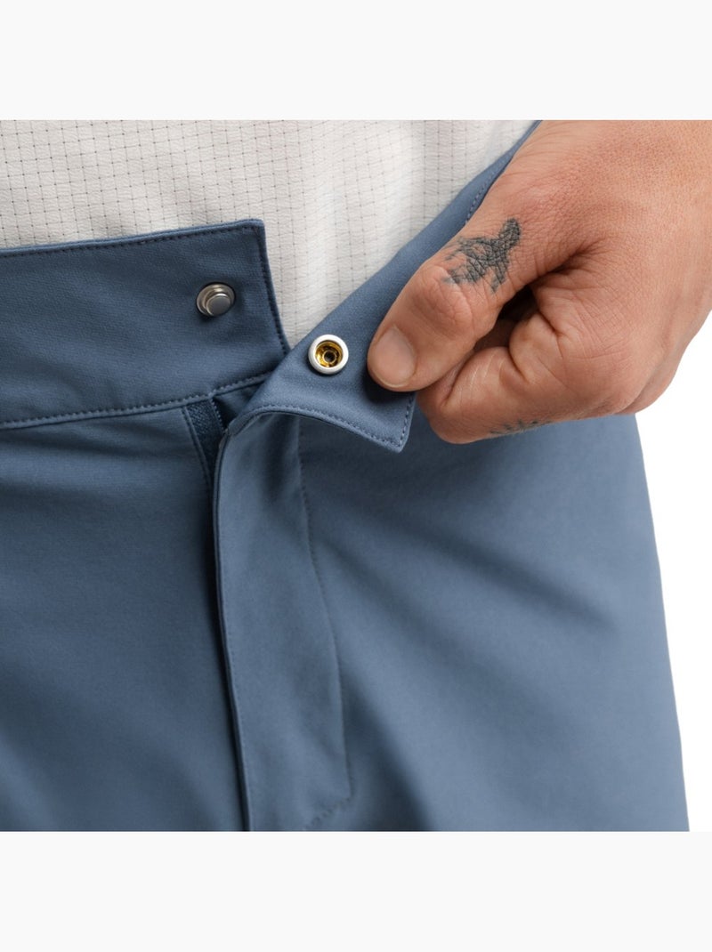 Pantaloncini da bikepacking da uomo ciclismo uomo daytrip indigo Blu - Kiabi