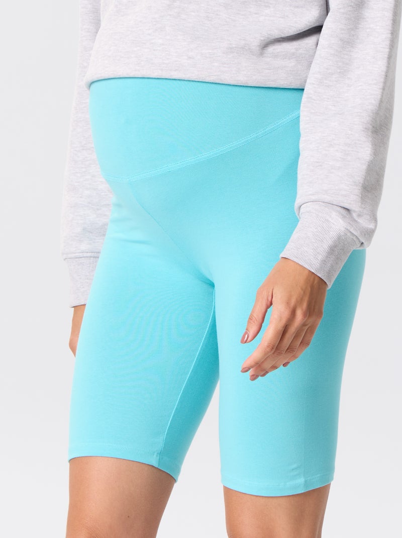 Pantaloncini da ciclista premaman Blu - Kiabi