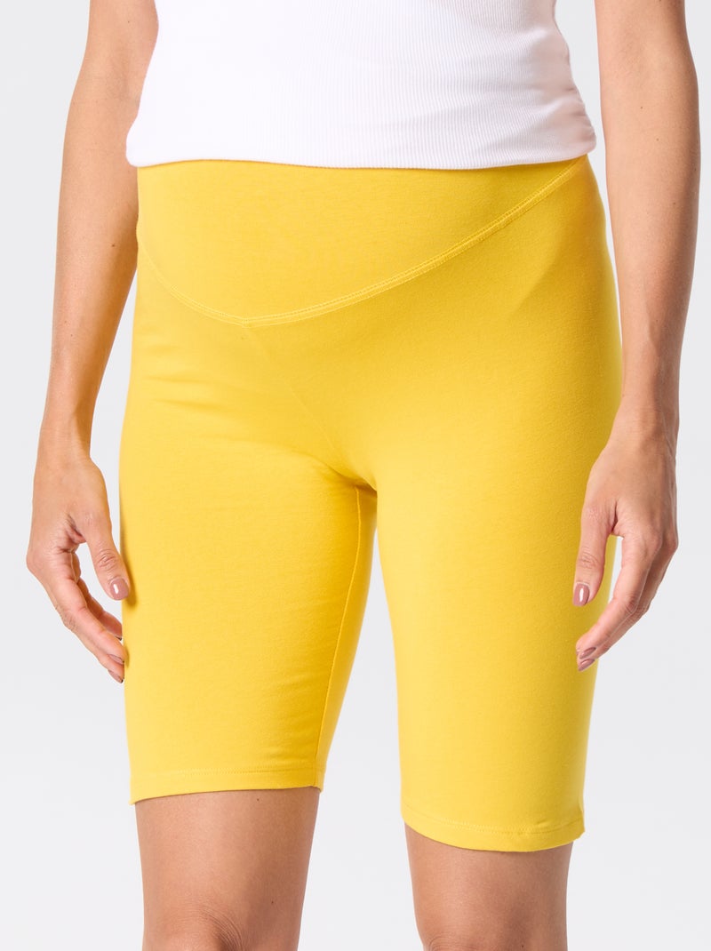 Pantaloncini da ciclista premaman Giallo - Kiabi