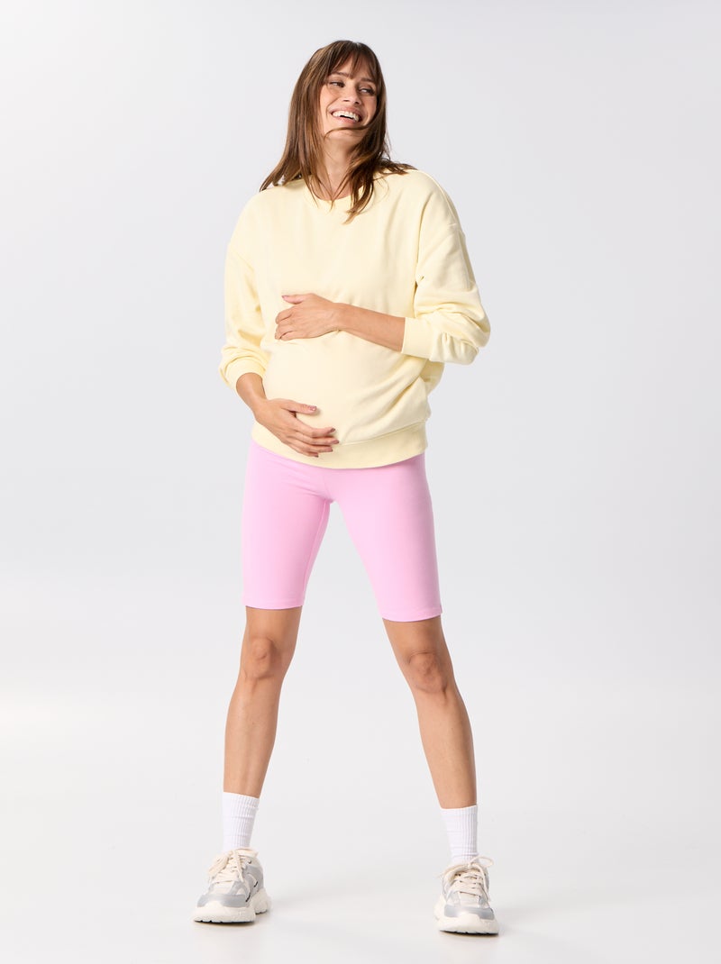 Pantaloncini da ciclista premaman Rosa - Kiabi