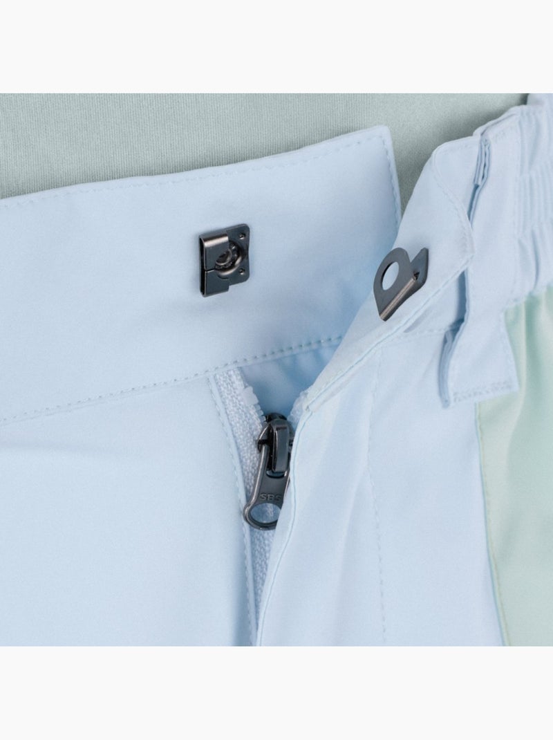 Pantaloncini da escursionismo idrorepellenti da donna escursionismo donna solara Blu - Kiabi
