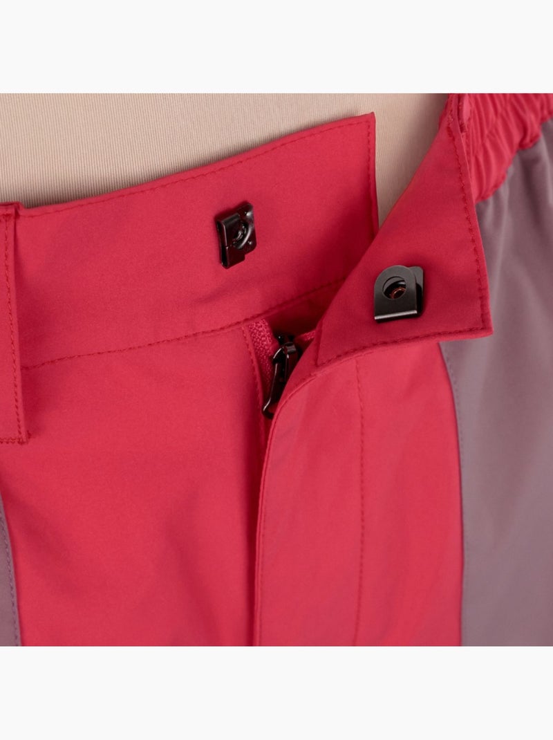 Pantaloncini da escursionismo idrorepellenti da donna escursionismo donna solara Rosa - Kiabi