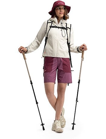 Pantaloncini da escursionismo idrorepellenti da donna escursionismo donna solara
