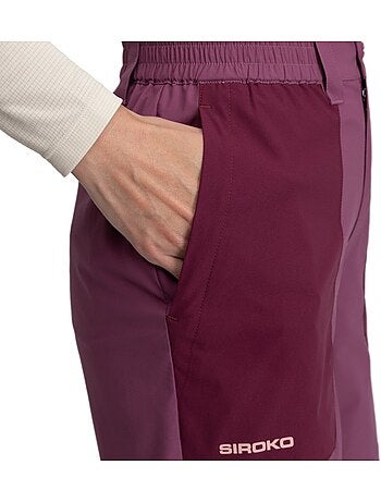 Pantaloncini da escursionismo idrorepellenti da donna escursionismo donna solara