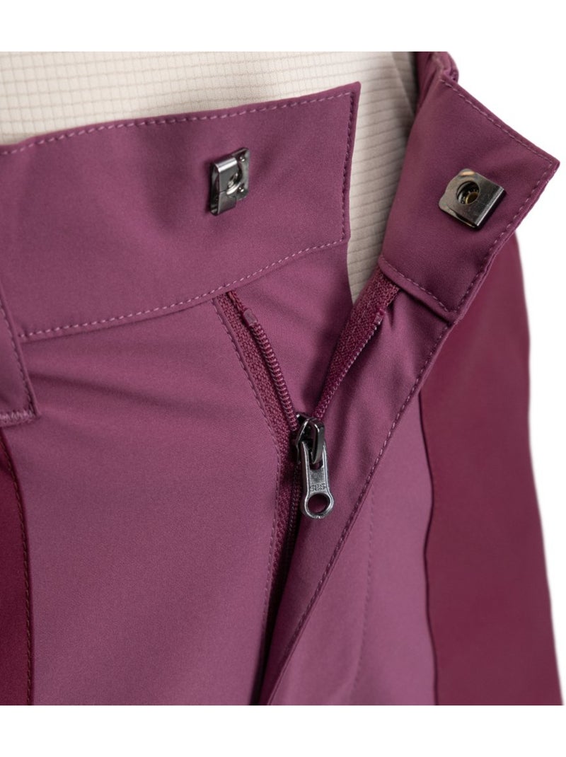 Pantaloncini da escursionismo idrorepellenti da donna escursionismo donna solara Viola - Kiabi