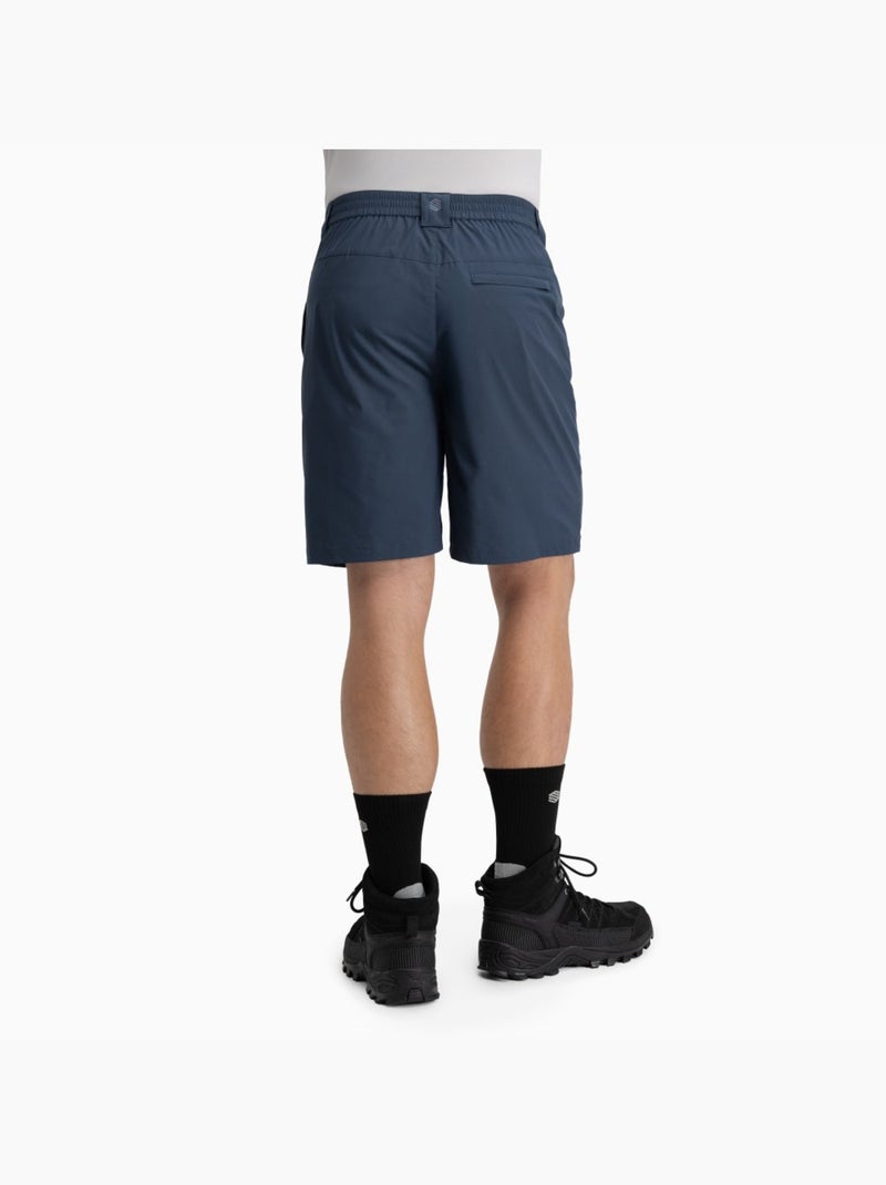 Pantaloncini da escursionismo idrorepellenti da uomo escursionismo uomo range bl Blu - Kiabi