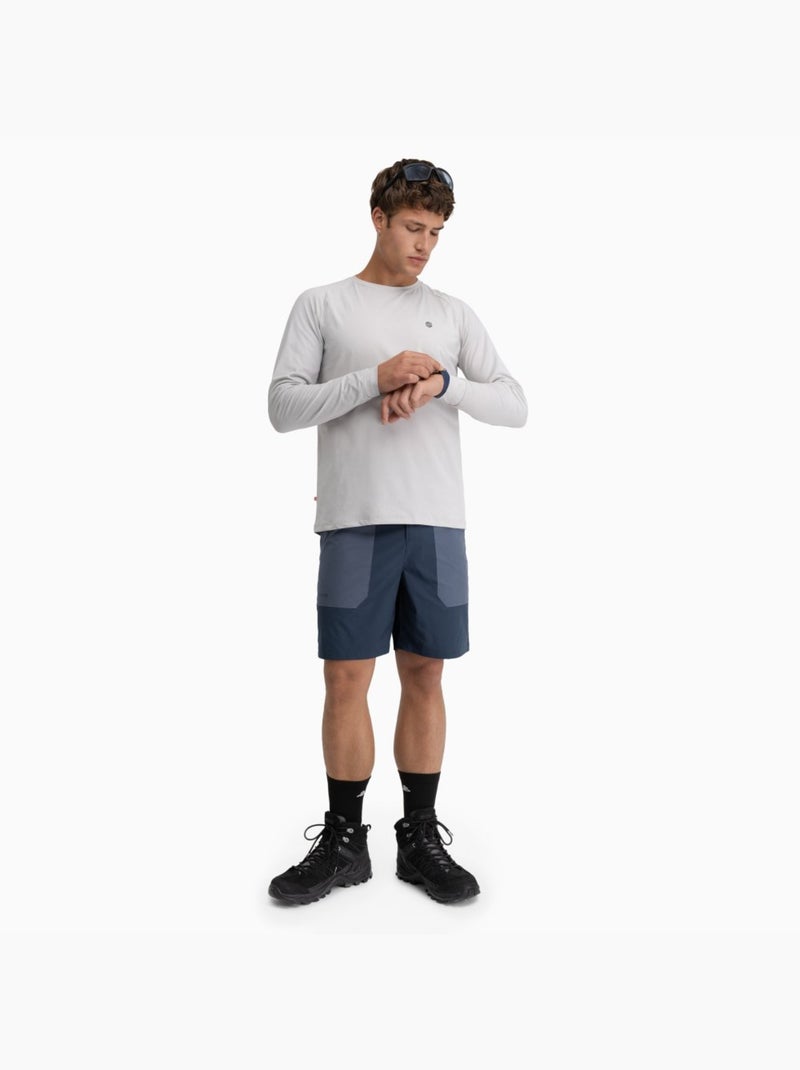 Pantaloncini da escursionismo idrorepellenti da uomo escursionismo uomo range bl Blu - Kiabi