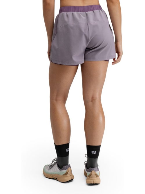 Pantaloncini da trail running 2 in 1 da donna escursionismo donna araroa lilac - Kiabi Pantaloncini da trail running 2 in 1 da donna escursionismo donna araroa lilac - Kiabi