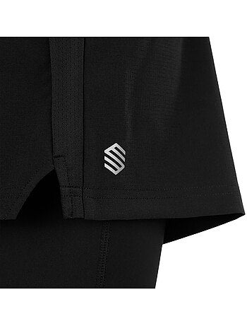 Pantaloncini da trail running 2 in 1 da donna escursionismo donna araroa-w