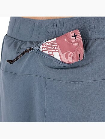 Pantaloncini da trail running 2 in 1 da uomo escursionismo uomo overland