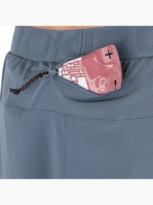 Pantaloncini da trail running 2 in 1 da uomo escursionismo uomo overland - Kiabi