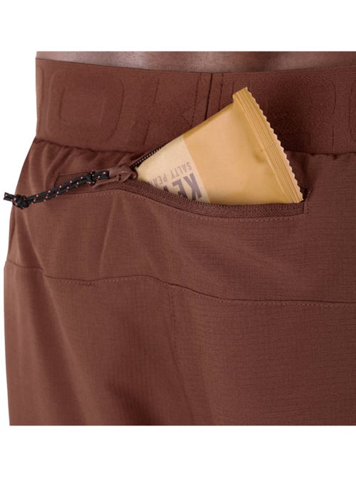 Pantaloncini da trail running 2 in 1 da uomo escursionismo uomo overland - Kiabi