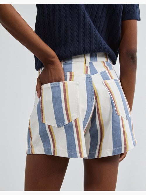 Pantaloncini di jeans a righe, mo fashion - Kiabi