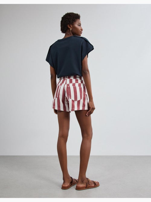 Pantaloncini di jeans a righe, mo fashion - Kiabi
