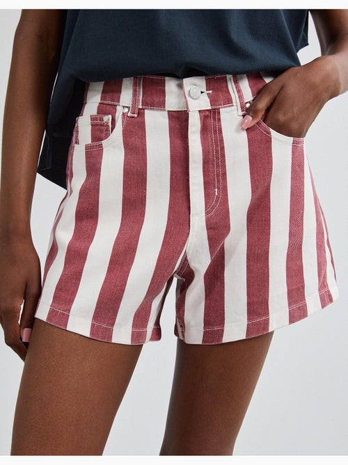 Pantaloncini di jeans a righe, mo fashion - Kiabi