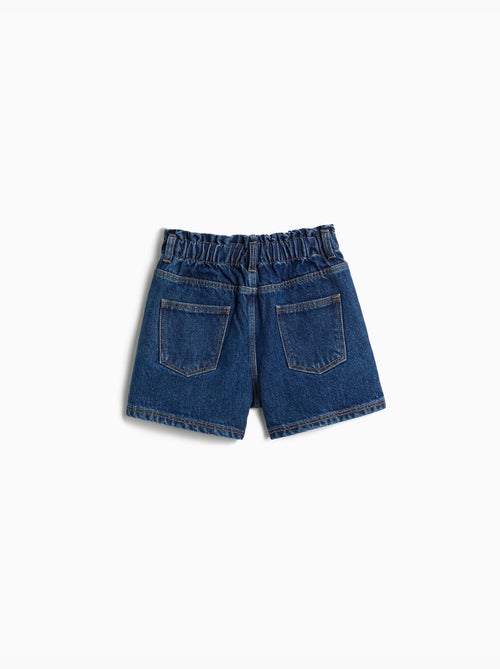 Pantaloncini di jeans a sacchi di carta, mo fashion - Kiabi Pantaloncini di jeans a sacchi di carta, mo fashion - Kiabi