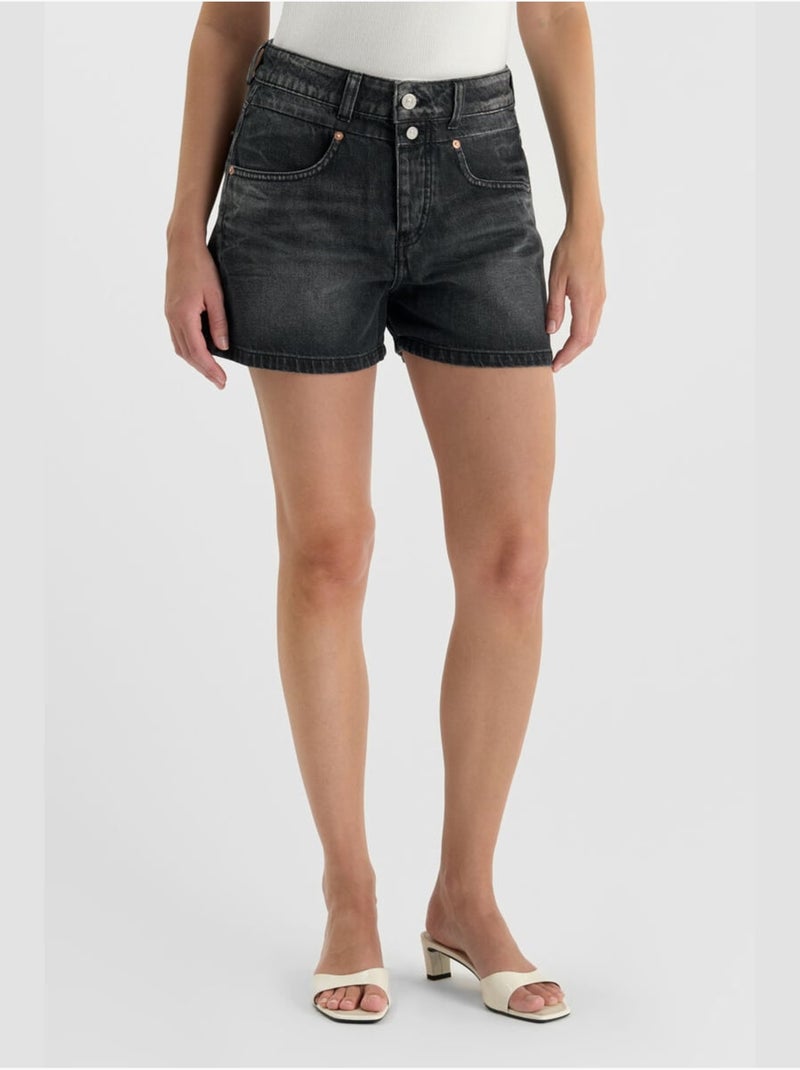 Pantaloncini di jeans FANNI Nero - Kiabi