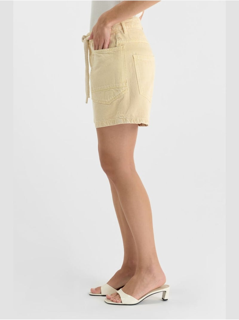 Pantaloncini di jeans MADO Giallo - Kiabi