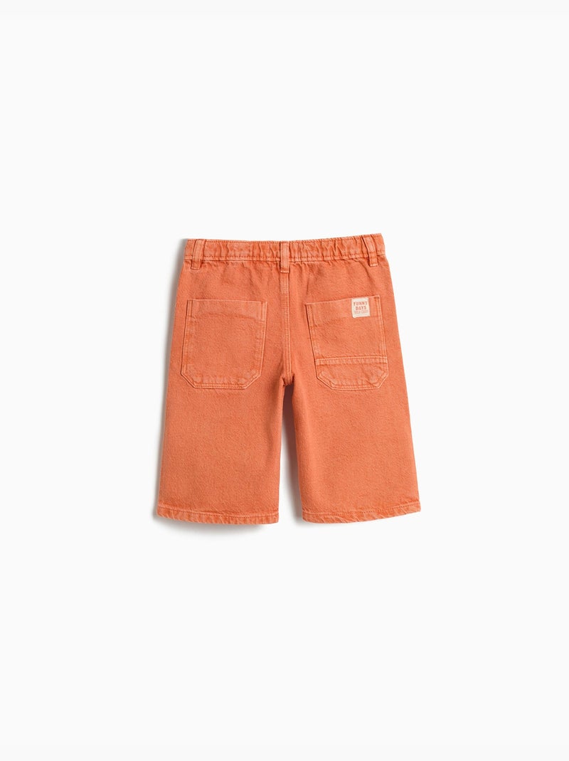Pantaloncini di jeans, mo fashion Arancione - Kiabi