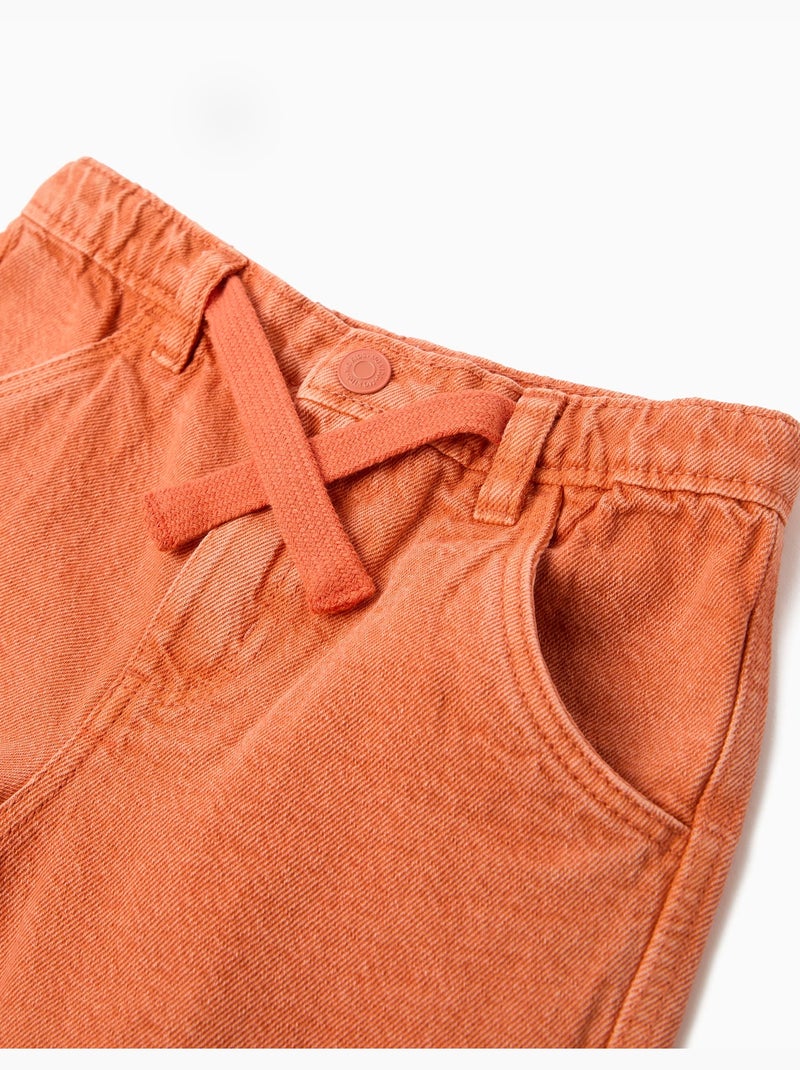 Pantaloncini di jeans, mo fashion Arancione - Kiabi