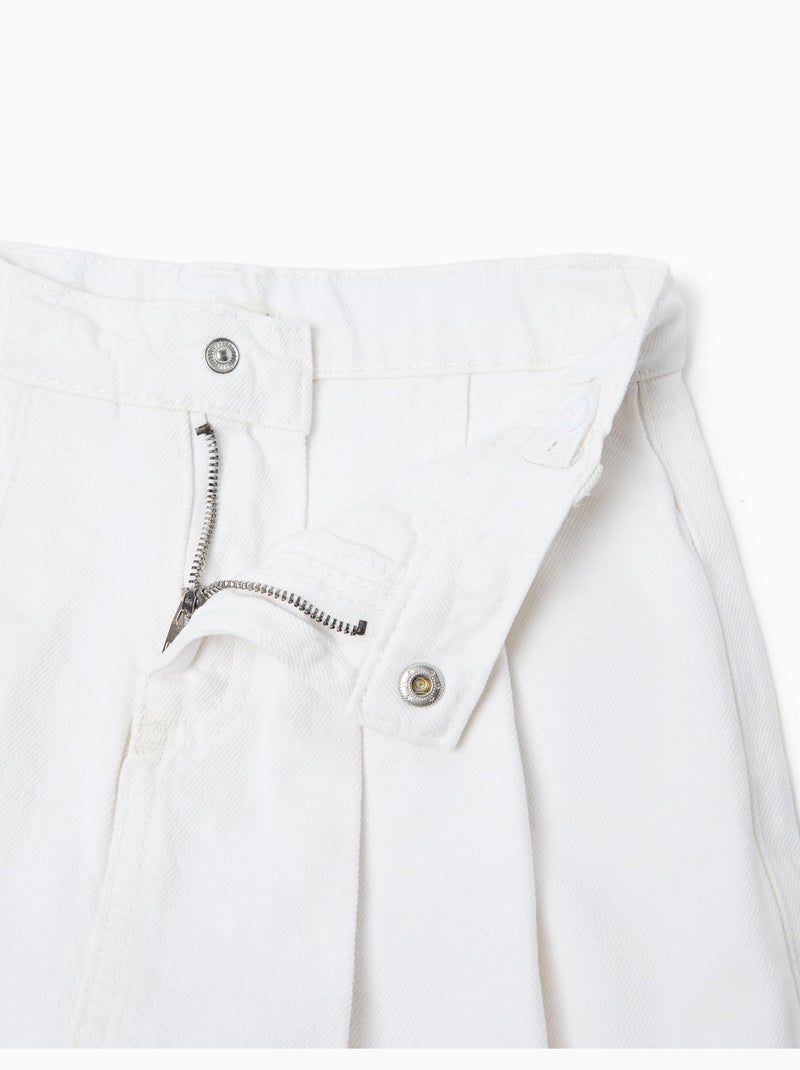 Pantaloncini di jeans, MO Fashion Bianco - Kiabi