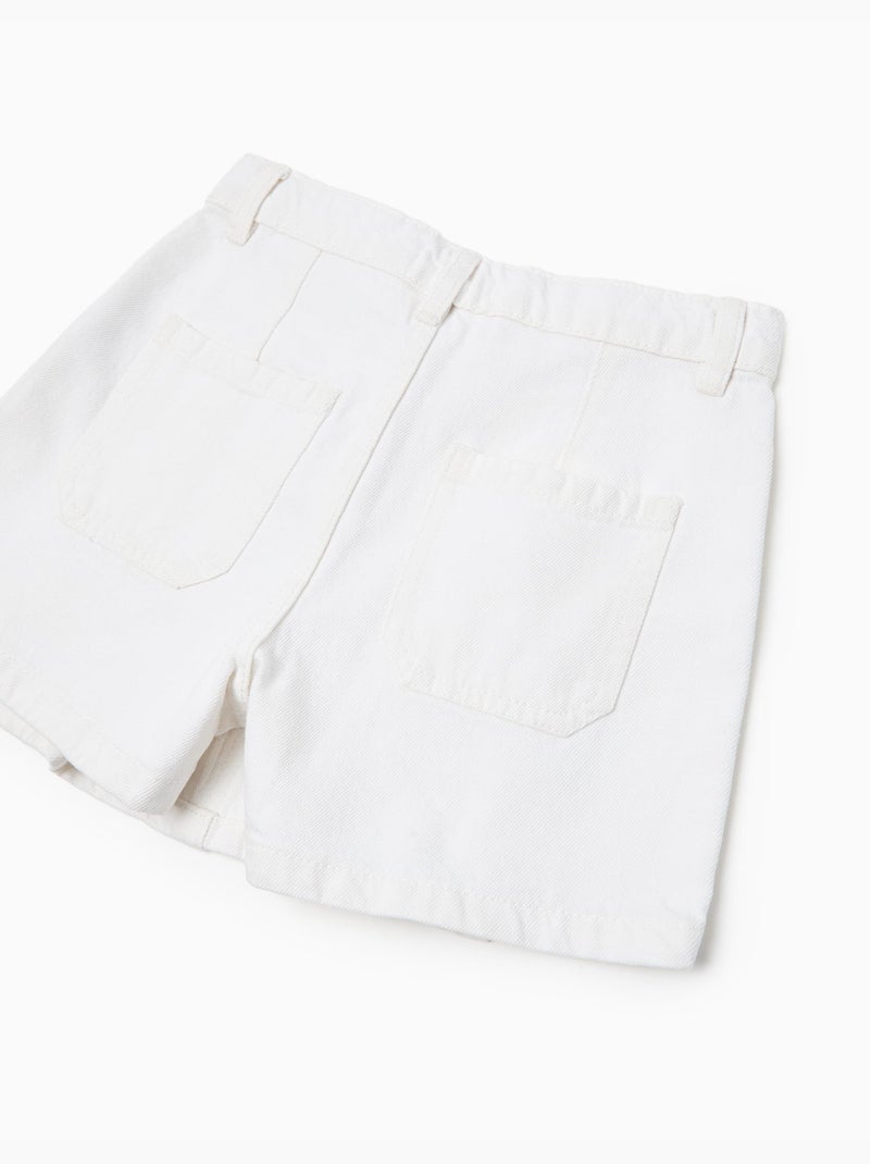 Pantaloncini di jeans, MO Fashion Bianco - Kiabi