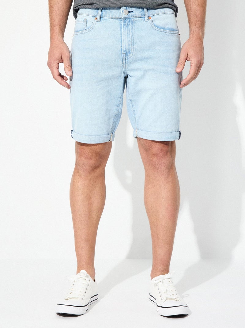 Pantaloncini di jeans slim fit, MO Fashion Blu - Kiabi
