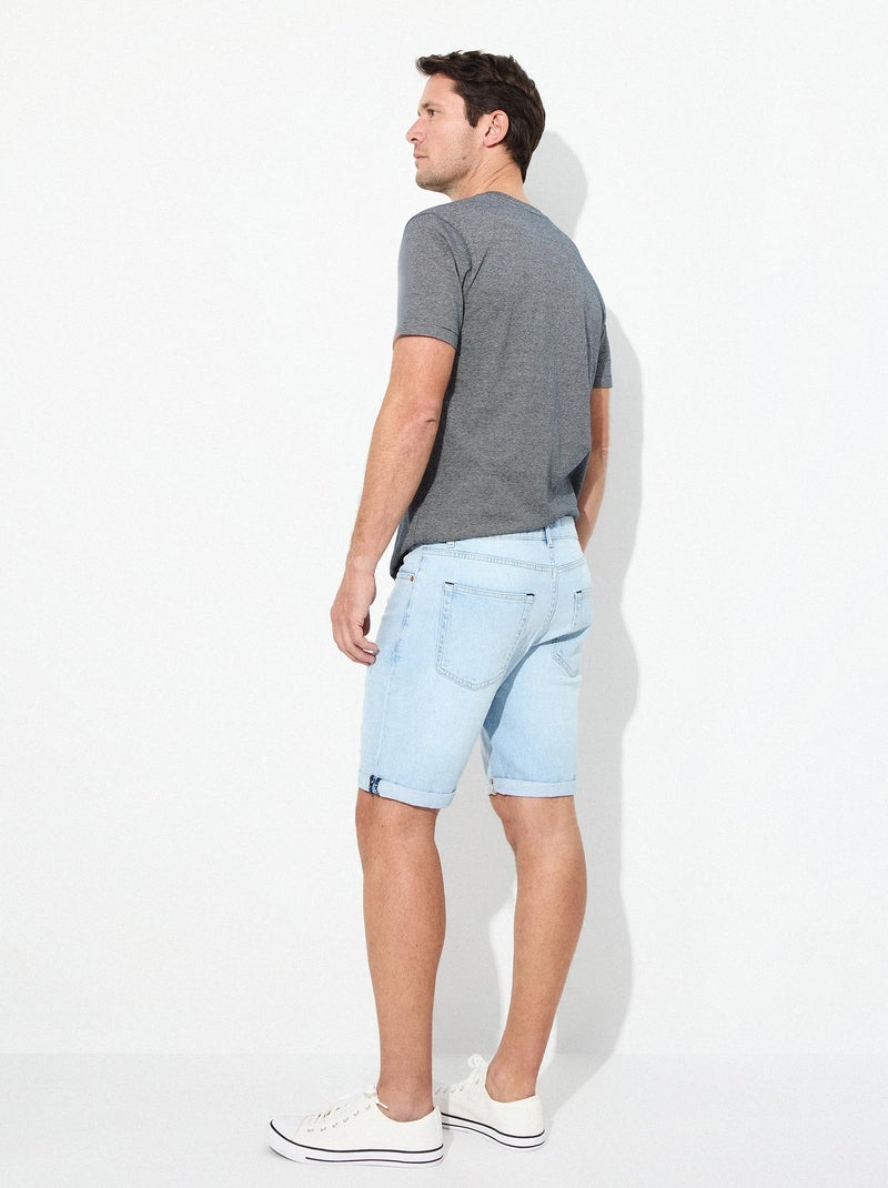 Pantaloncini di jeans slim fit, MO Fashion Blu - Kiabi