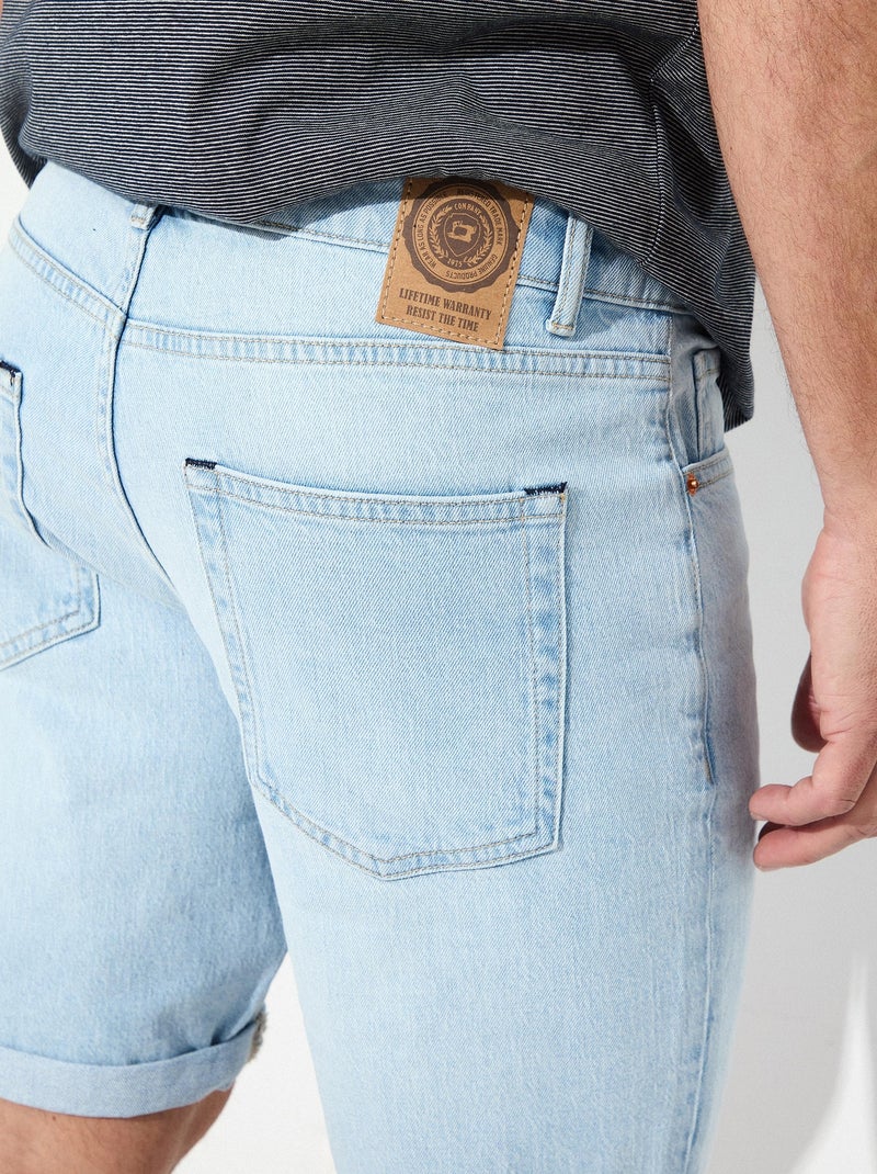Pantaloncini di jeans slim fit, MO Fashion Blu - Kiabi