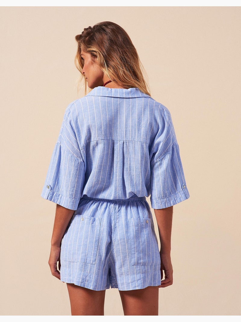 Pantaloncini di lino, MO Fashion Blu - Kiabi
