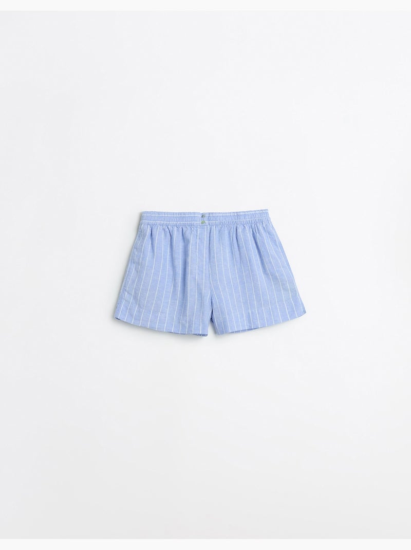 Pantaloncini di lino, MO Fashion Blu - Kiabi