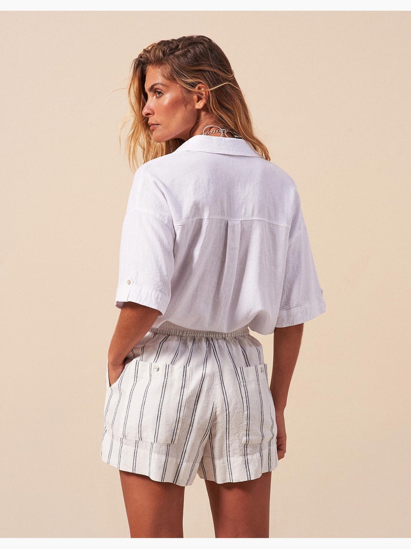 Pantaloncini di lino, MO Fashion Ecru - Kiabi
