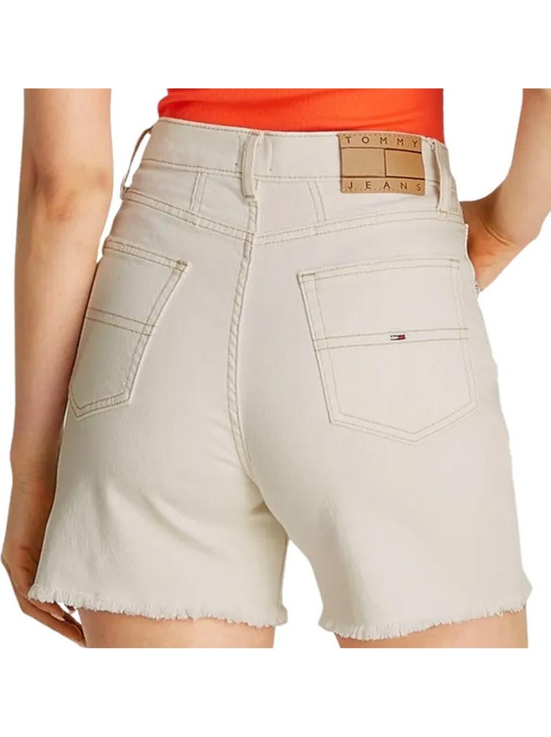 Pantaloncini Donna Tommy Hilfiger Mom Ecru - Kiabi
